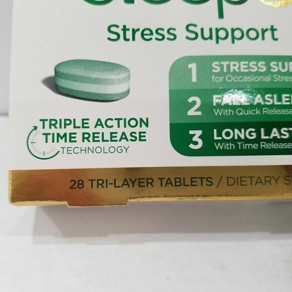2 pack- Nature's Bounty Sleep3+ Stress Support 28Tablets ea. Exp 2/23 or better - Picture 4 of 7